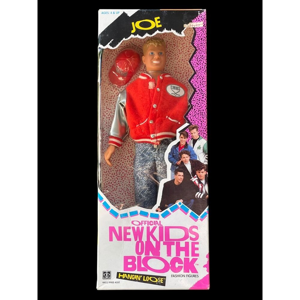 1990 Hasbro New Kids on the Block Hangin Loose Joe Fashion Figure - Picture 2 of 8